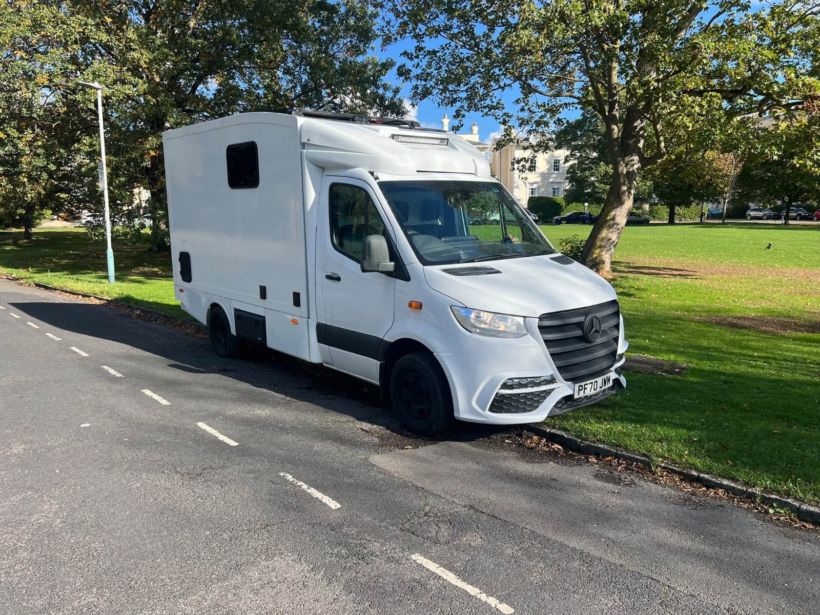 White camper
